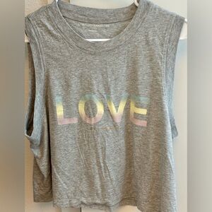 Spiritual Gangster Love Loose Box Crop Workout Tank
Crew Neck Soft Blend XL